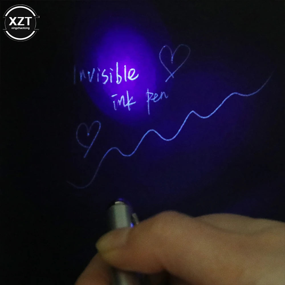 Stylo à encre invisible avec lumière UV – écriture secrète