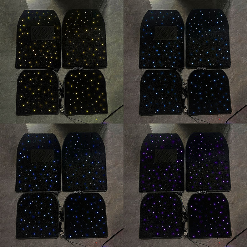 Tapis de sol de voiture LED Starlight 12V avec contrôle par application