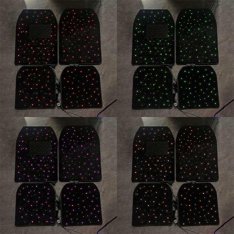 Tapis de sol de voiture LED Starlight 12V avec contrôle par application