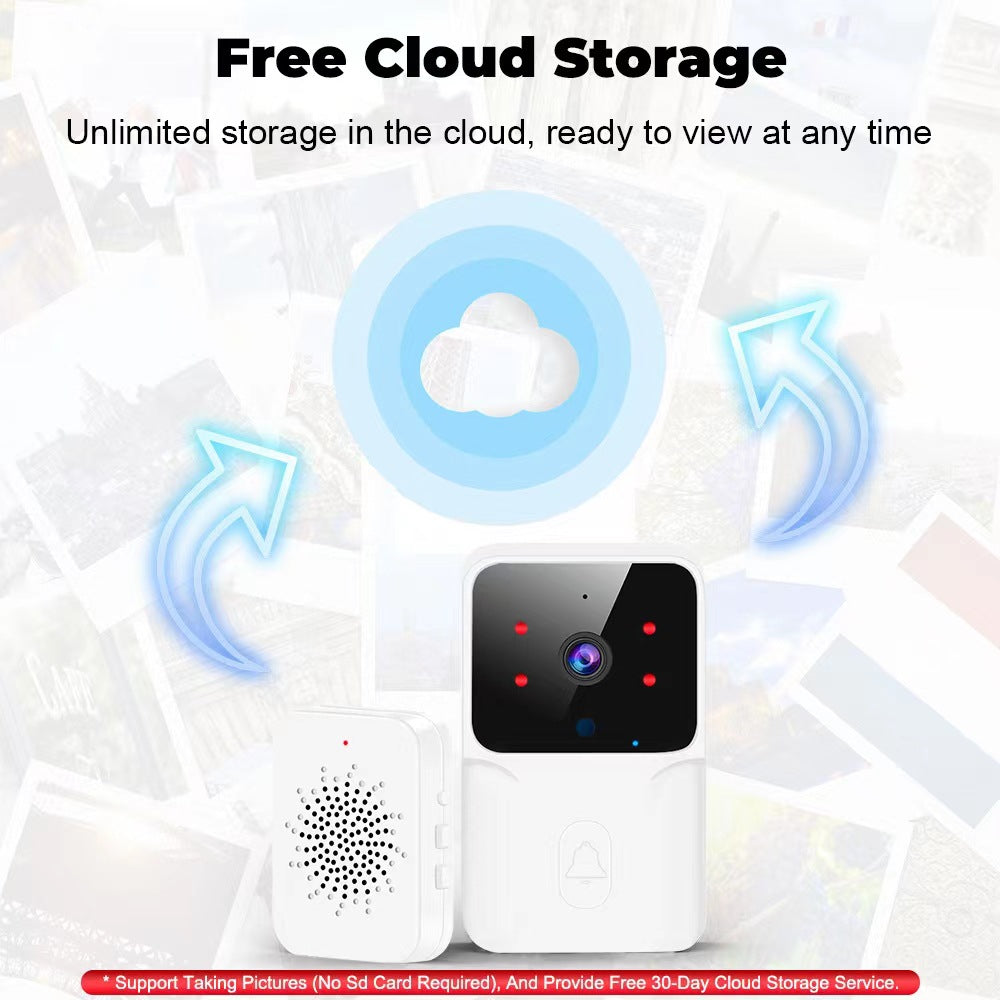 Sonnette vidéo intelligente sans fil 2026 avec vision nocturne