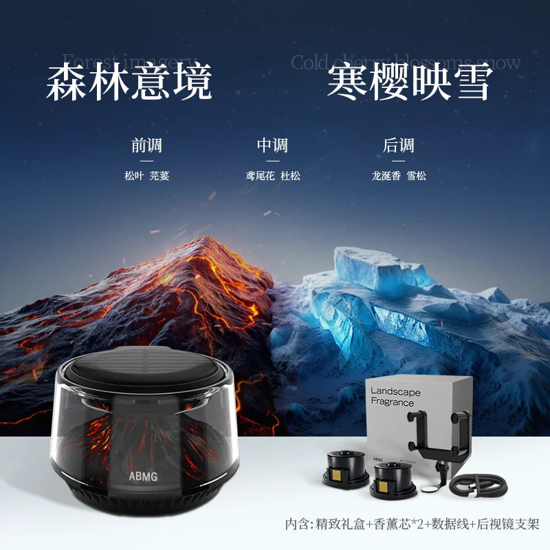 Parfum Décoratif d’Aromathérapie Voiture Volcano Iceberg