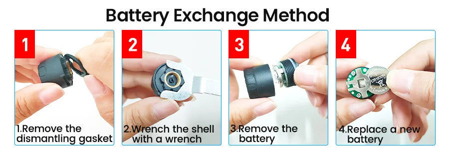 Moniteur de pression des pneus TPMS solaire E-ACE