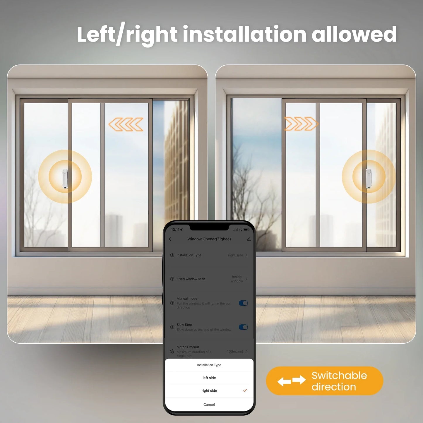 Ouvre-fenêtre intelligent MOES ZigBee (Solaire, Alexa)