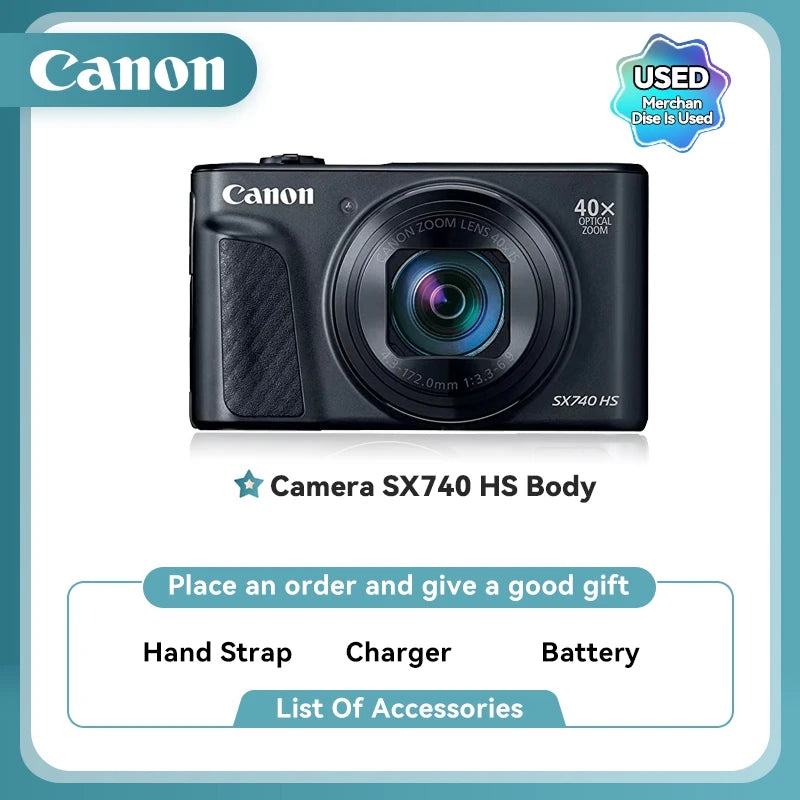 Canon PowerShot SX730/SX740/SX70 Zoom 40X d’occasion