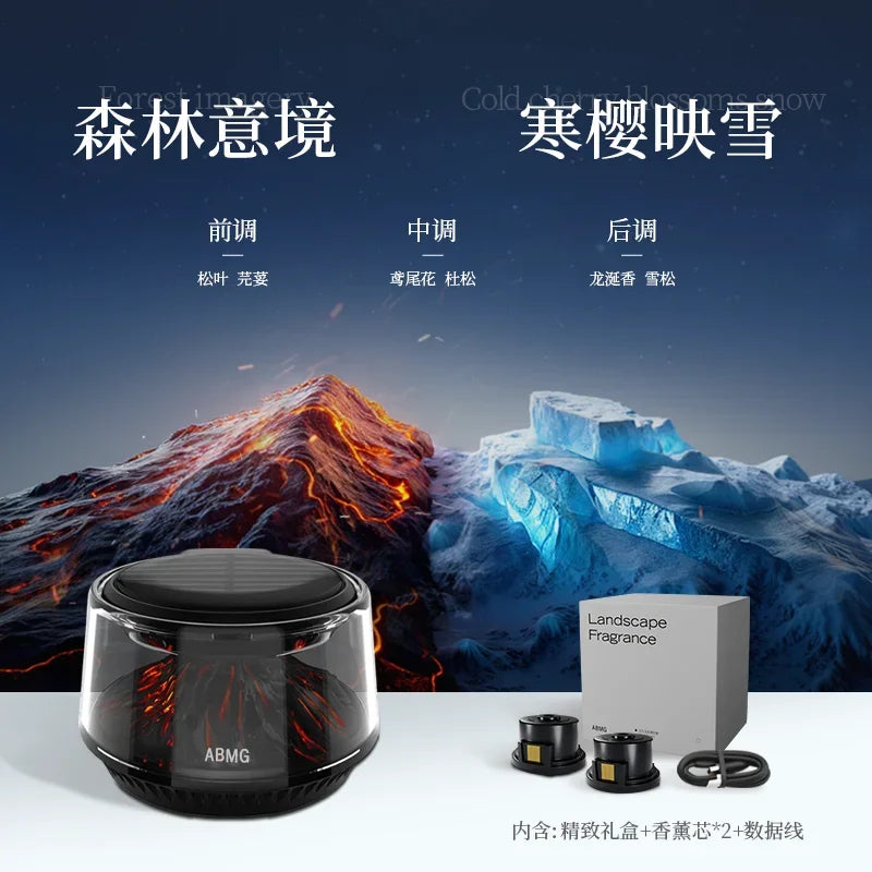 Parfum Décoratif d’Aromathérapie Voiture Volcano Iceberg