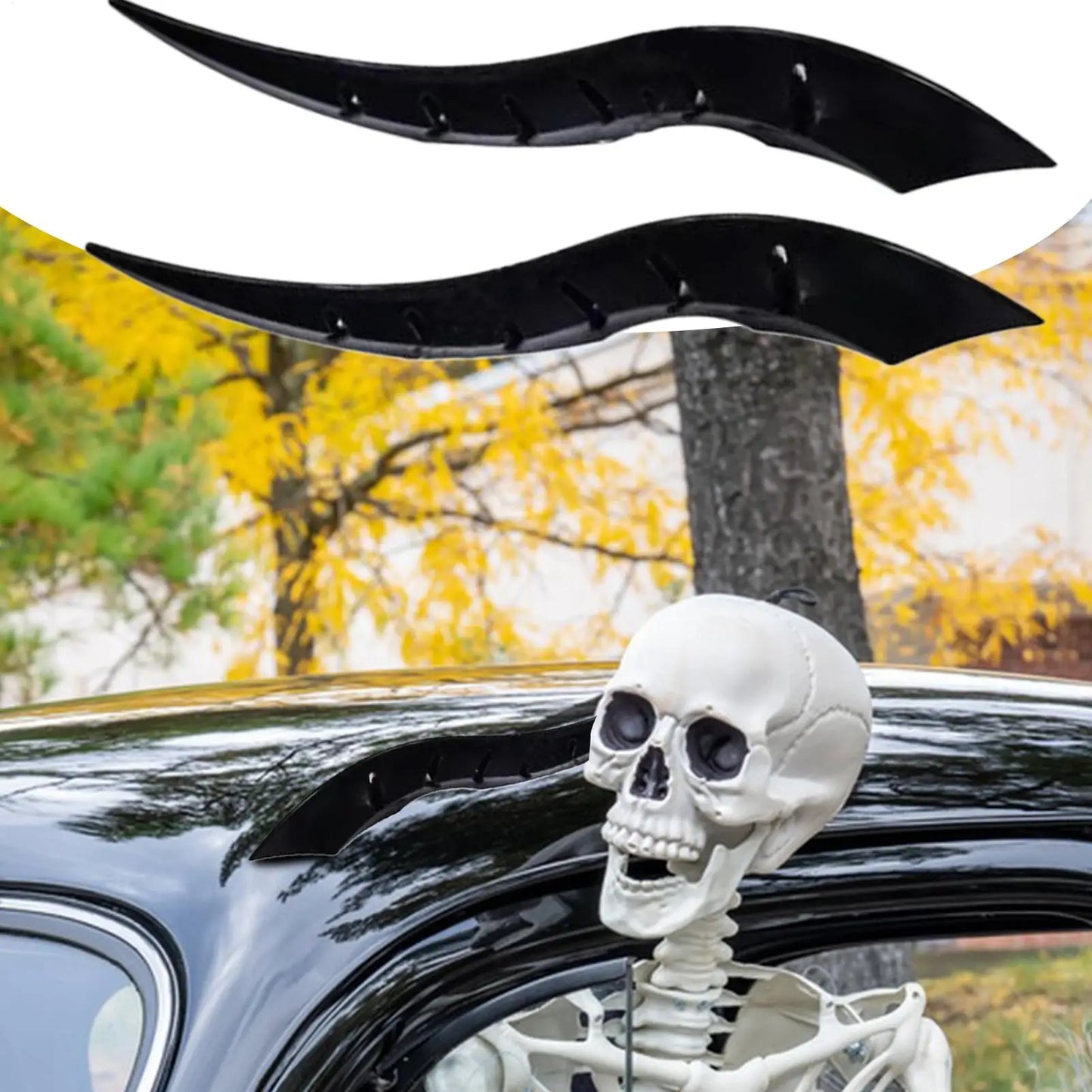 Ornement de voiture cornes de dragon