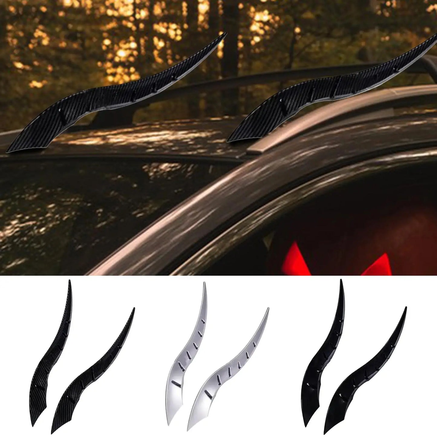 Ornement de voiture cornes de dragon