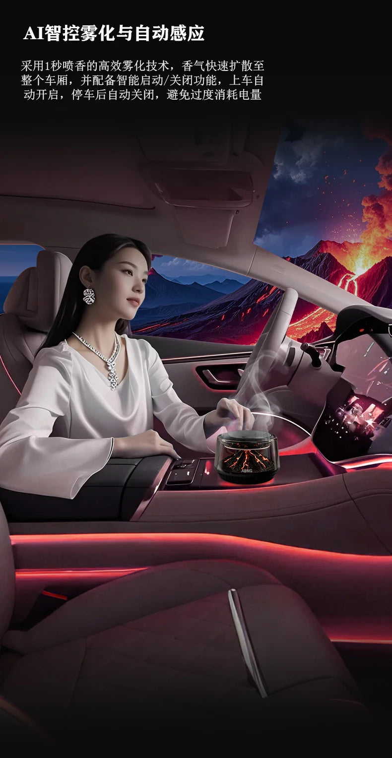 Parfum Décoratif d’Aromathérapie Voiture Volcano Iceberg