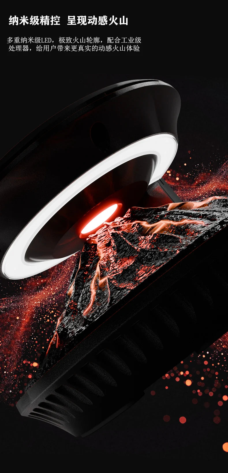 Parfum Décoratif d’Aromathérapie Voiture Volcano Iceberg