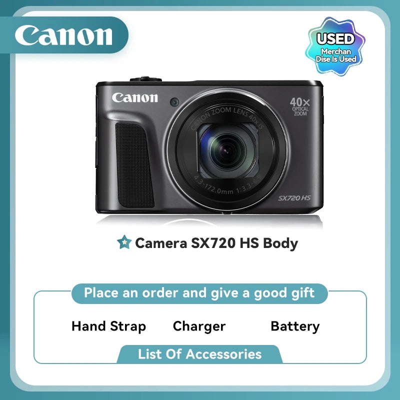 Canon PowerShot SX730/SX740/SX70 Zoom 40X d’occasion