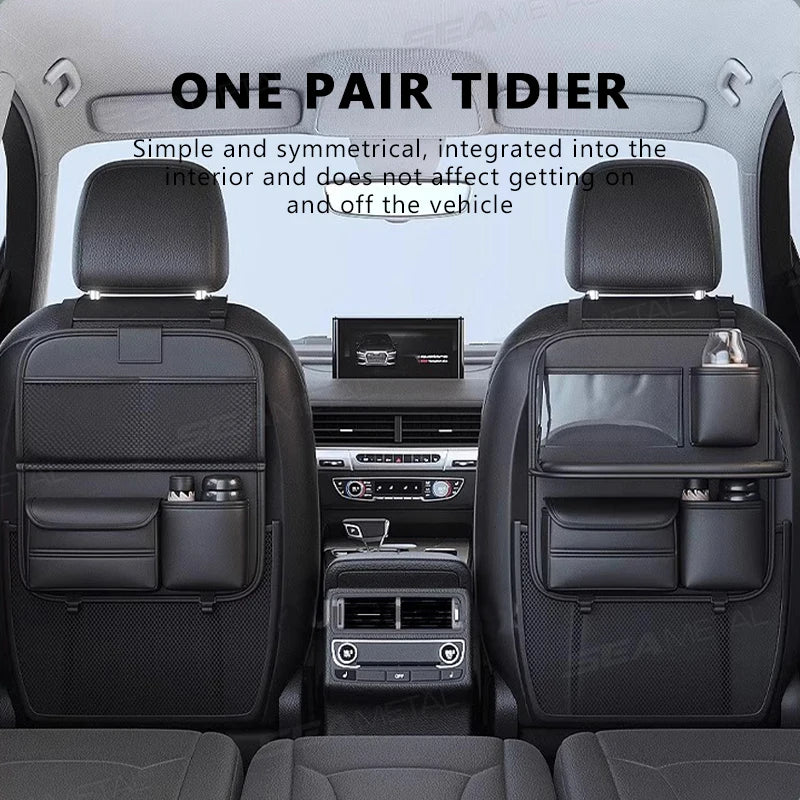 Organisateur de dossier de siège SEAMETAL avec table pliante